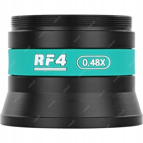 SOCZEWKA RF4 WD168 BARLOWA DO OBIEKTYWU MIKROSKOPU Z POWIĘKSZENIEM 0,48x