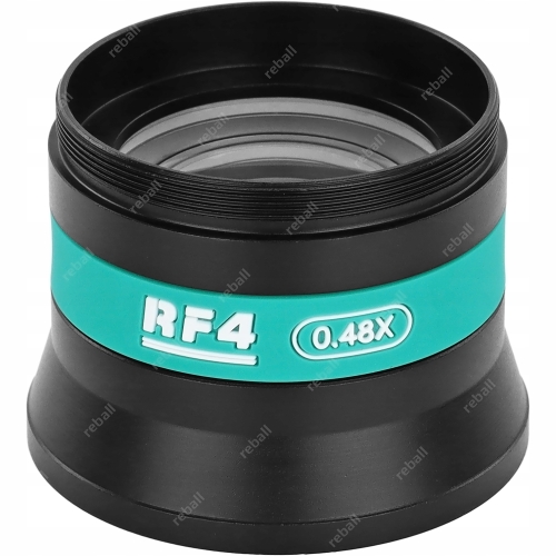 SOCZEWKA RF4 WD168 BARLOWA DO OBIEKTYWU MIKROSKOPU Z POWIĘKSZENIEM 0,48x