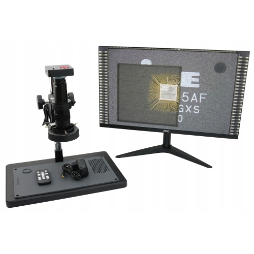 MIKROSKOP CYFROWY SZ10H + KAMERA 38MP 2k 30FPS + MONITOR LCD AOC 24
