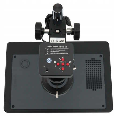 MIKROSKOP CYFROWY SZ10H + KAMERA 38MP 2k 30FPS + MONITOR LCD AOC 24