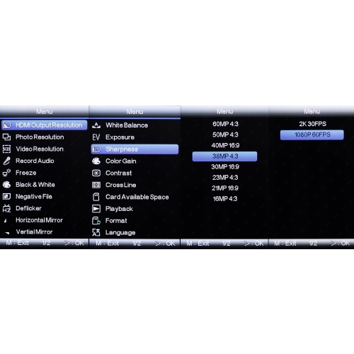 MIKROSKOP CYFROWY SZ10H + KAMERA 38MP 2k 30FPS + MONITOR LCD AOC 24
