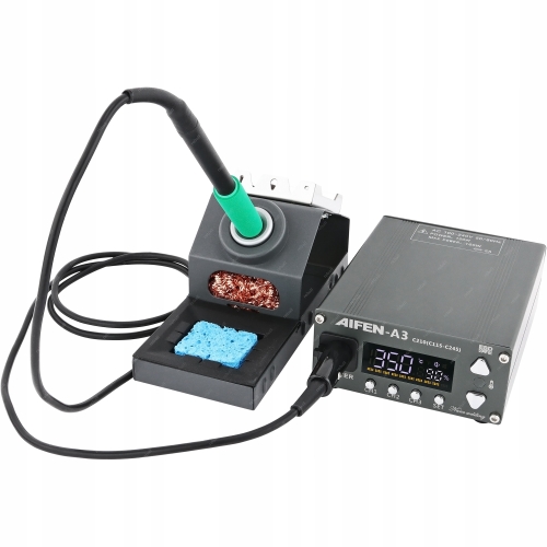 STACJA LUTOWNICZA LUTOWNICA AIFEN A3 120W NA 2 KOLBY + 6 GROTÓW C245 C210