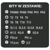 ZESTAW ŚRUBOKRĘTÓW PRECYZYJNYCH WKRĘTAKÓW BITÓW RT0104 DO TELEFONÓW 25w1