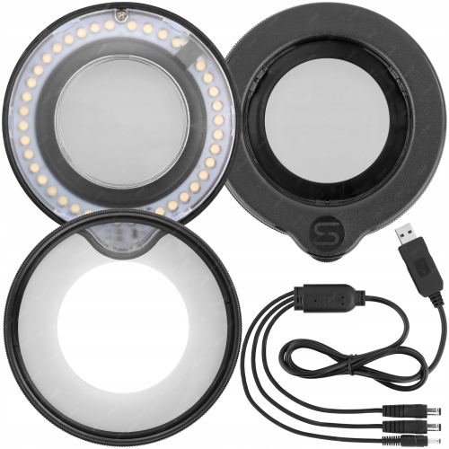 MIKROSKOP STEREOSKOPOWY KAISI S8 OŚWIETLENIE 40x LED SERWISOWY 6.5x-52x