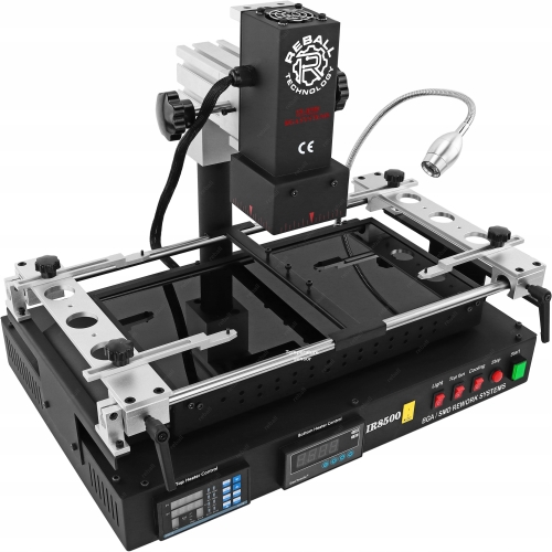 STACJA LUTOWNICZA BGA SMD DO NAPRAW REBALL IR8500 2500W 2x IR RS232 USB