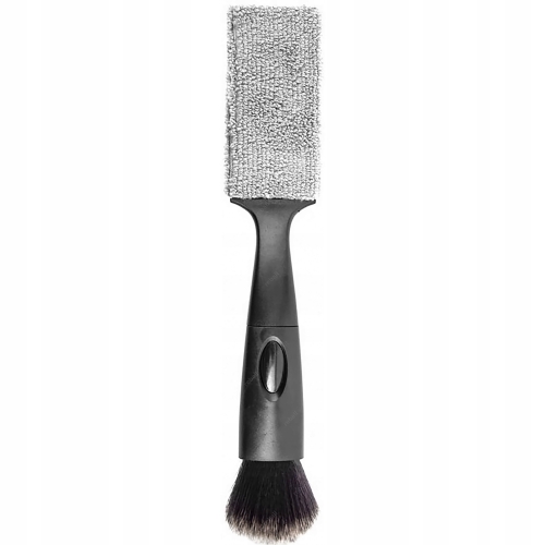 SZCZOTKA SZCZELINOWA DO CZYSZCZENIA SAMOCHODU AUTA + ŚCIERECZKA MIKROFIBRA