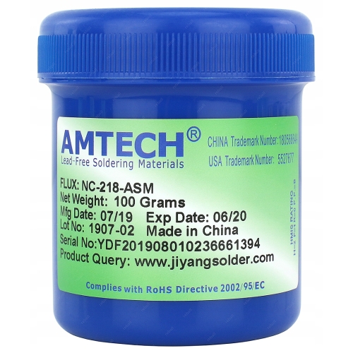 TOPNIK AMTECH NC-218-ASM 50g NO-CLEAN FLUX PASTA LUTOWNICZA ŻEL LUTOWANIA