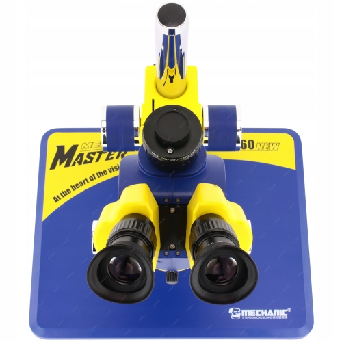 MIKROSKOP STEREOSKOPOWY TRINOKULAR MECHANIC MOS760-B11 7-60x KAM 48MP DX480