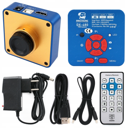 MIKROSKOP STEREOSKOPOWY TRINOKULAR MECHANIC MOS760-B11 7-60x KAM 48MP DX480
