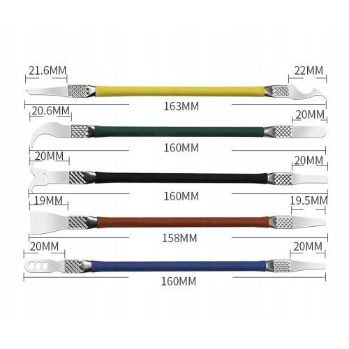 ZESTAW NARZĘDZI NAPRAW ELEKTRONIKI PRAC SERWISOWYCH MODELARSKICH SW-103 5w1