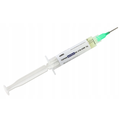 TOPNIK AMTECH NC-218-ASM 5g NO-CLEAN FLUX PASTA LUTOWNICZA ŻEL DO LUTOWANIA