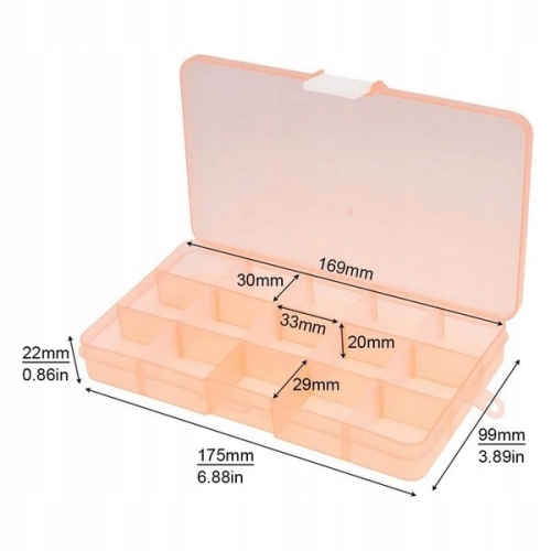 POJEMNIK PUDEŁKO ORGANIZER KUWETA SEGREGATOR PORZĄDKOWY UNIWERSALNY RT0275