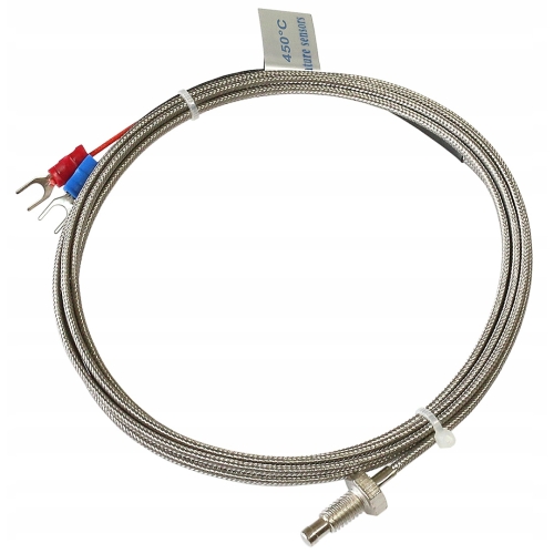 REGULATOR TEMPERATURY STEROWNIK REX C100 FK02 M*AN CZUJNIK PT100 M8 450°C