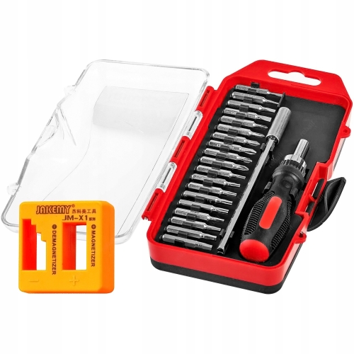 ZESTAW ŚRUBOKRĘTÓW PRECYZYJNYCH BITÓW KOŃCÓWKI TORX SCHMITH+MAGNETYZER 21w1