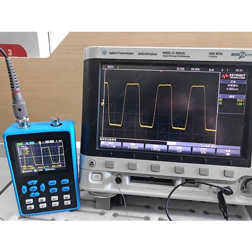 CYFROWY OSCYLOSKOP DWUKANAŁOWY PRZENOŚNY MINI ZEEWEII DSO2512G 2x120MHz