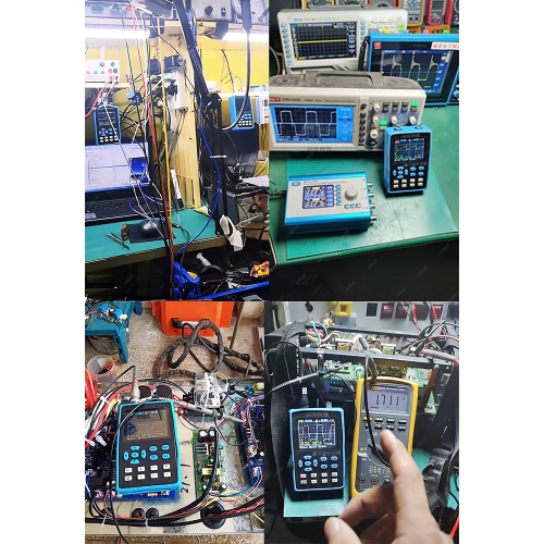 CYFROWY OSCYLOSKOP DWUKANAŁOWY PRZENOŚNY MINI ZEEWEII DSO2512G 2x120MHz