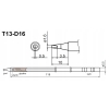 GROT T13-D16 DO LUTOWNICY BAKON 950D KOLBA LF007