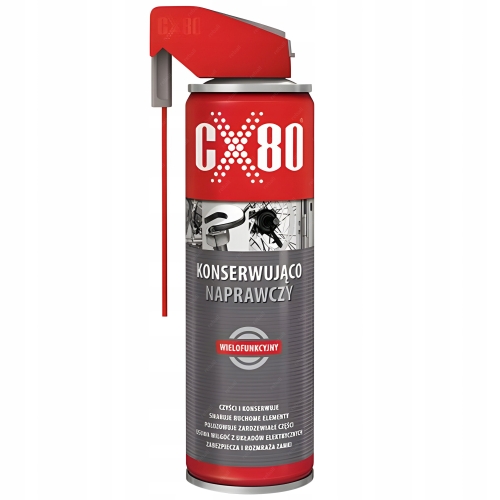 WIELOZADANIOWY PŁYN KONSERWUJĄCO NAPRAWCZY CX80 250ml DUO SPRAY APLIKATOR