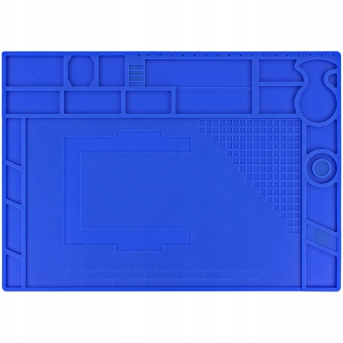 DUŻA MATA SILIKONOWA IZOLACYJNA HOTAIR GRUBA ORGANIZER 48x31cm RT0413