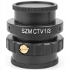 ADAPTER C-MOUNT SZ CTV 1/3 PODŁĄCZENIA KAMERY MIKROSKOP OPTYCZNY ZOOM 3x