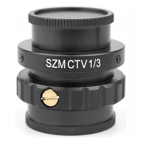 ADAPTER C-MOUNT SZ CTV 1/3 PODŁĄCZENIA KAMERY MIKROSKOP OPTYCZNY ZOOM 3x