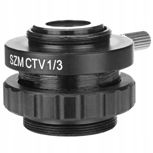 ADAPTER C-MOUNT SZ CTV 1/3 PODŁĄCZENIA KAMERY MIKROSKOP OPTYCZNY ZOOM 3x