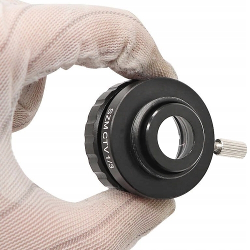 ADAPTER C-MOUNT SZ CTV 1/3 PODŁĄCZENIA KAMERY MIKROSKOP OPTYCZNY ZOOM 3x