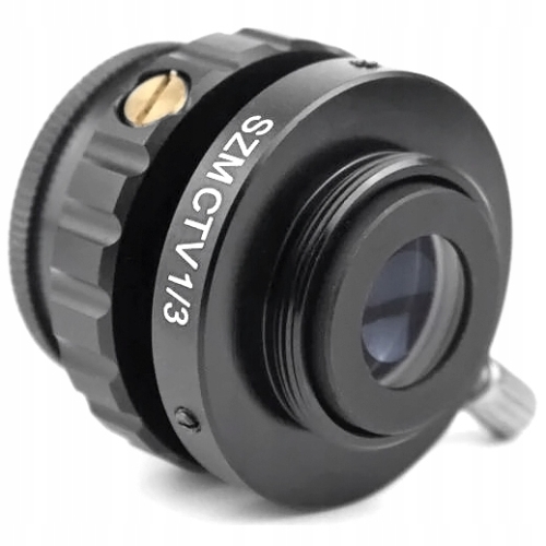 ADAPTER C-MOUNT SZ CTV 1/3 PODŁĄCZENIA KAMERY MIKROSKOP OPTYCZNY ZOOM 3x