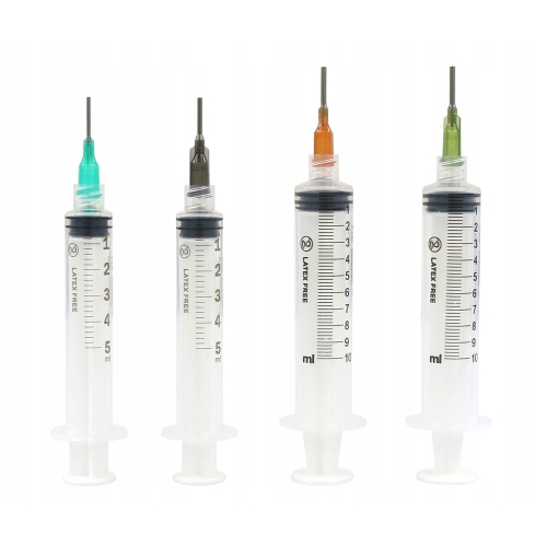 STRZYKAWKA DOZOWNIK 5ml IGŁA DOZOWNICZA PROSTA 16G DO FLUX TOPNIK PASTA ŻEL