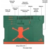 MATA LĄDOWISKO 51x36cm NA SILNIK ŚMIGŁA BATERIĘ AKUMULATOR KAMERĘ DRONA ZIE