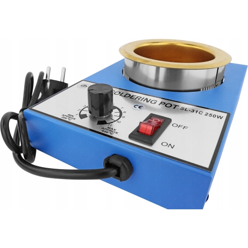 TYGIEL DO TOPIENIA CYNY TYGIELEK LUTOWNICZY SL-31C 80mm 250W 200-450C 1600g