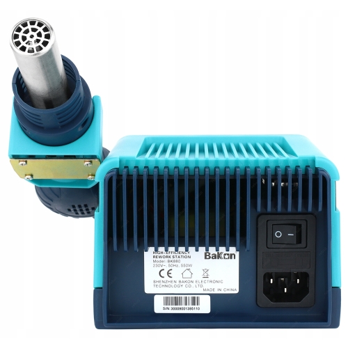 STACJA LUTOWNICZA HOT AIR NA GORĄCE POWIETRZE SPAWARKA BAKON BK880 PORADNIK