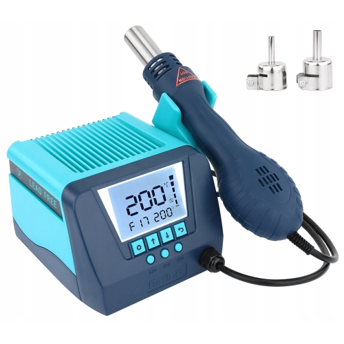 STACJA LUTOWNICZA HOT AIR NA GORĄCE POWIETRZE SPAWARKA BAKON BK880 PORADNIK