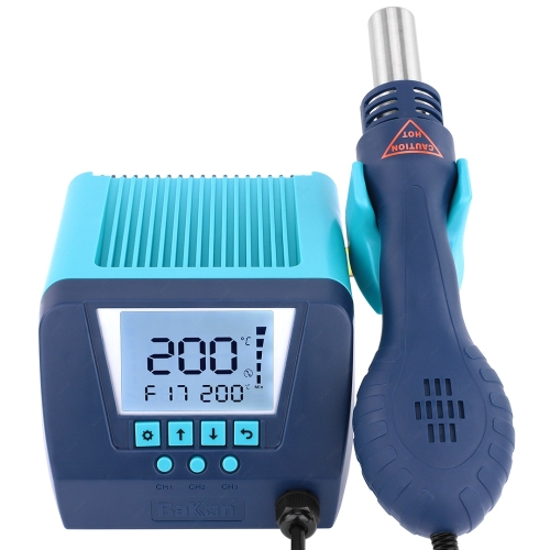 STACJA LUTOWNICZA HOT AIR NA GORĄCE POWIETRZE SPAWARKA BAKON BK880 PORADNIK