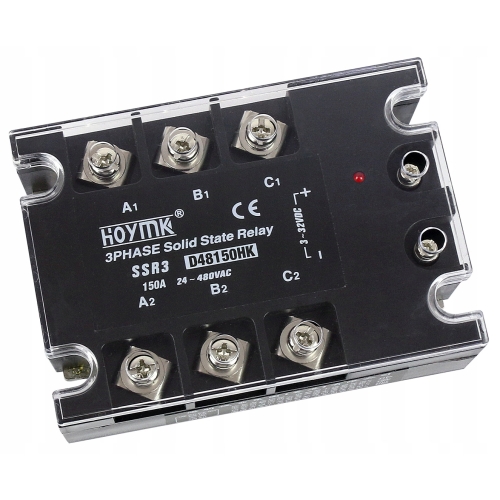PRZEKAŹNIK PÓŁPRZEWODNIKOWY SSR 150A 3 FAZY DC-AC