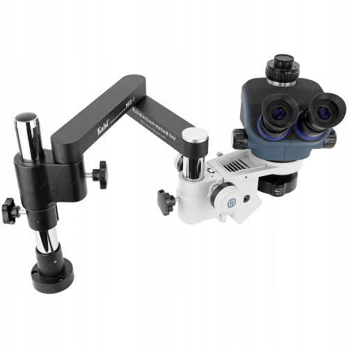 MIKROSKOP STEREOSKOPOWY KAISI TX-MRS 350S +POCHŁANIACZ OPARÓW STELAŻ STOŁU