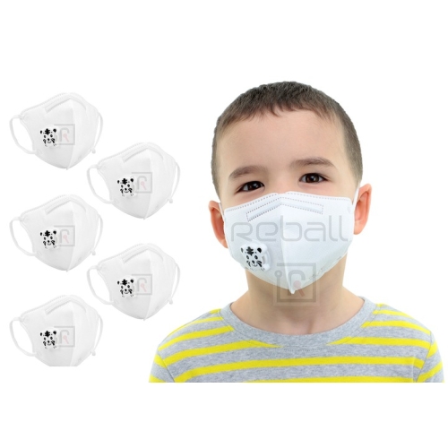 10x MASKA MASECZKA OCHRONNA DLA DZIECI ANTYSMOGOWA PRZECIWPYŁOWA KN95 FFP2