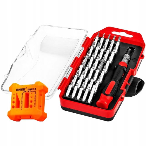 ZESTAW ŚRUBOKRĘTÓW PRECYZYJNYCH BITÓW KOŃCÓWKI TORX SCHMITH+MAGNETYZER 31w1