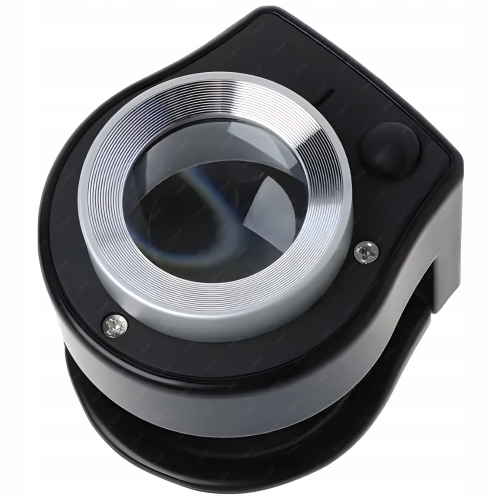 LUPA JUBILERSKA NUMIZMATYCZNA MIKROSKOP SZKŁO POWIĘKSZAJĄC 30X USB-C LED UV