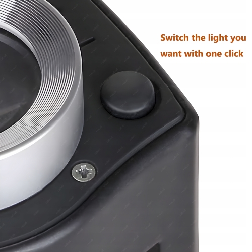 LUPA JUBILERSKA NUMIZMATYCZNA MIKROSKOP SZKŁO POWIĘKSZAJĄC 30X USB-C LED UV