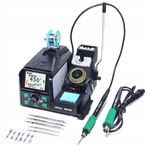 STACJA LUTOWNICZA PRECYZYJNA YIHUA 982D 150W +6 GROTÓW AUTO KALIBRACJA NEW!