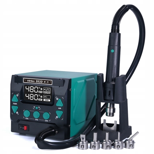 ZESTAW SPAWARKA DO PLASTIKU YIHUA 993DM-4 1000W XL- SPOIWO ABS PP T2X EPDM