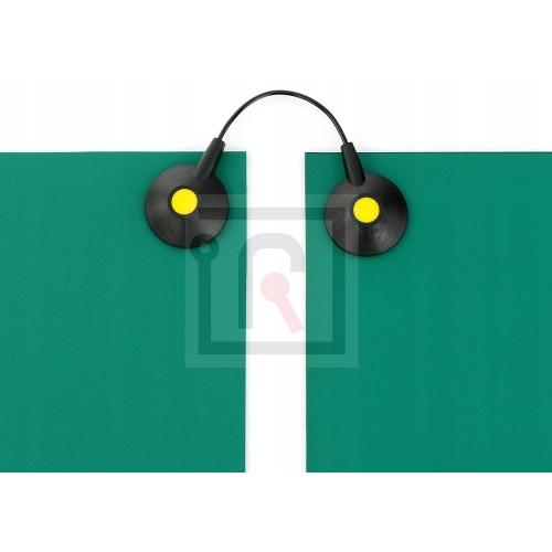 PRZEWÓD KABEL UZIEMIAJĄCY ŁĄCZNIK MAT ESD 2x NAP NAPY UZIEMIENIE 1,8m