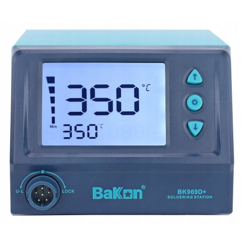 ZESTAW STACJA LUTOWNICZA LUTOWNICA PRECYZYJNA BAKON BK969D+ T12 + AKCESORIA