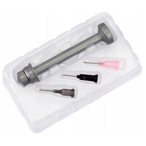 POPYCHACZ WYCISKACZ TŁOK DOZUJĄCY DO STRZYKAWEK 10g 30g TE-051 + 3x IGŁA