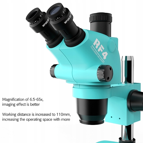 MIKROSKOP STEREOSKOPOWY TRINOKULAROWY RF4 RF6565TVD2-YS010W WiFi +AKCESORIA
