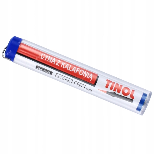 3x CYNA DO LUTOWANIA Z KALAFONIĄ SPOIWO LUTOWNICZE FIOLKA TINOL 1mm 15g