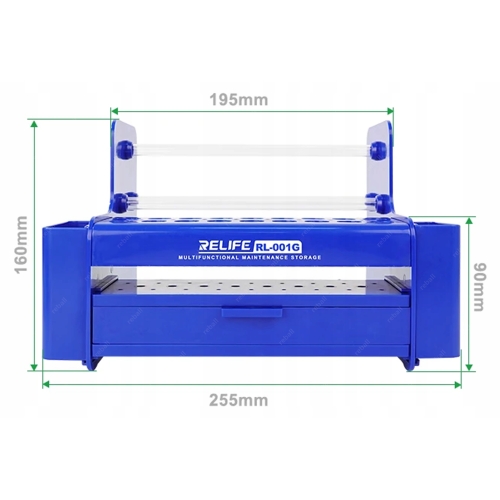 ORGANIZER NA AKCESORIA NARZĘDZIA WKRĘTAKI PĘSETY TOPNIKI - RELIFE RL-001G