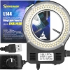 REGULOWANE OŚWIETLENIE DO MIKROSKOPU LAMPA MECHANIC L144 144xLED 64mm BLACK