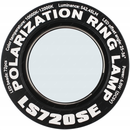 REGULOWANE OŚWIETLENIE POLARYZACYJNE MIKROSKOPU MECHANIC LS720SE 72xLED